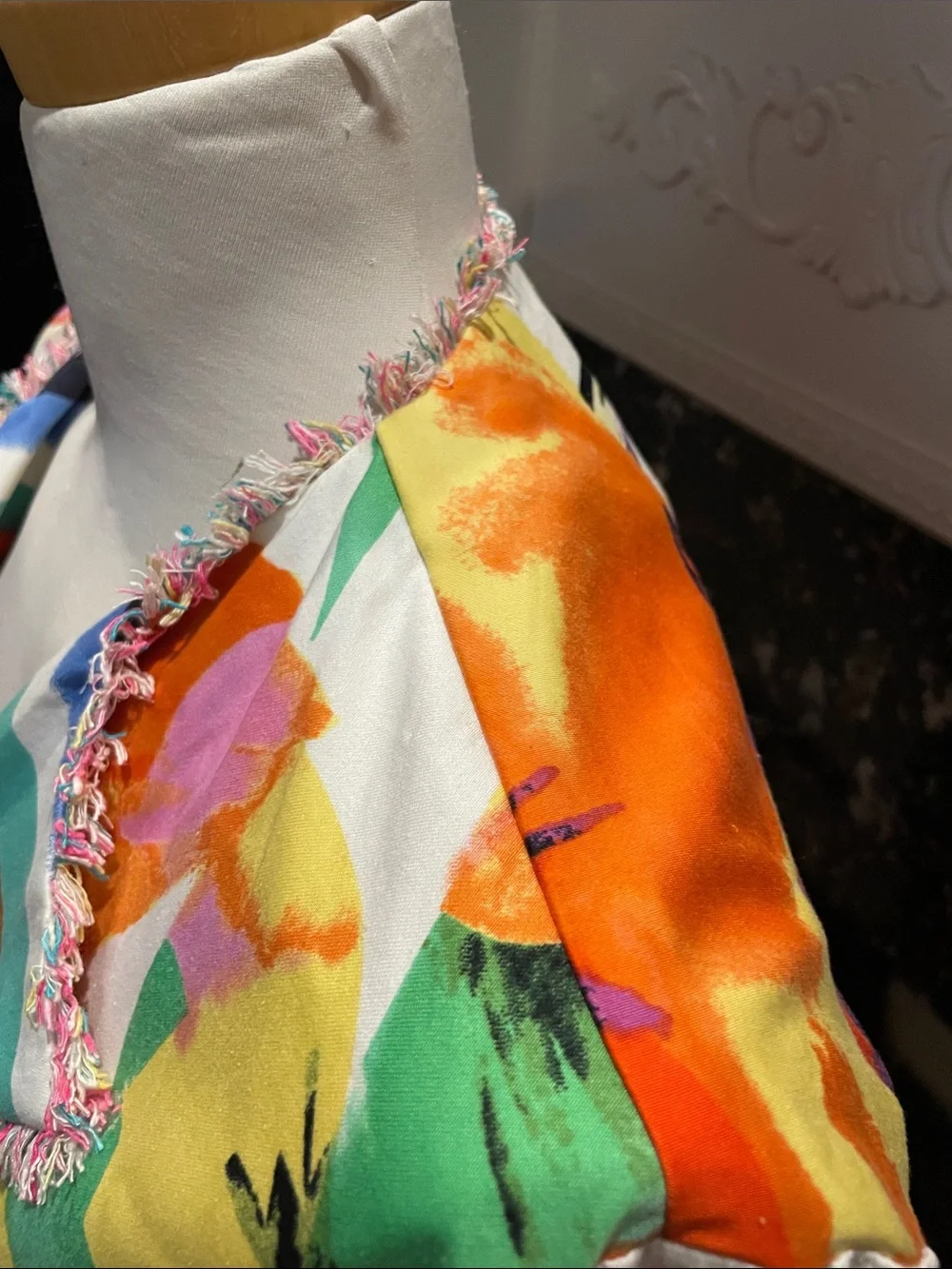 berek Vibrant Multicolor Floral Fringe Blazer - Picture 9 of 11